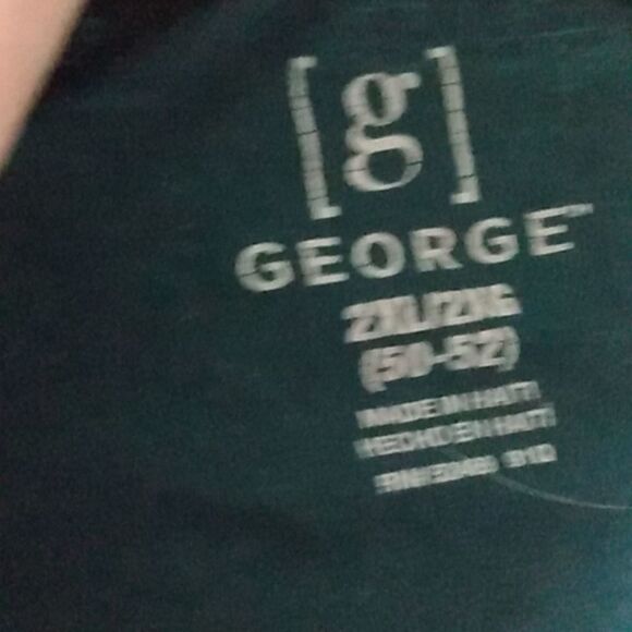 Men's long sleeve shirt that is blue and gray - Picture 2 of 2